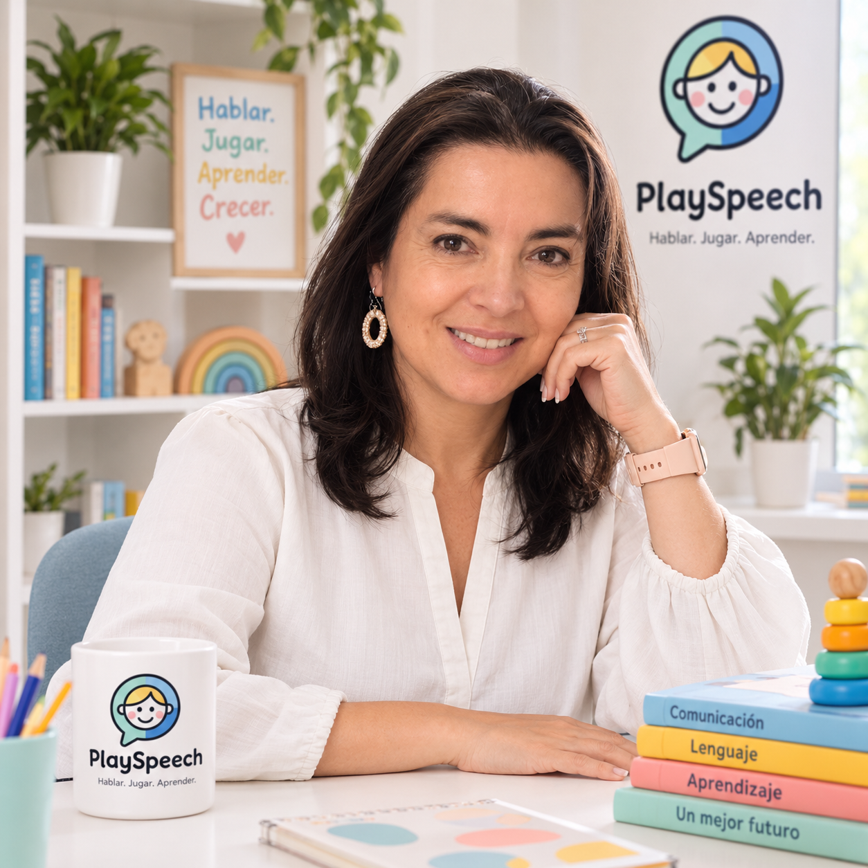 Lic. Katherin Segovia, fundadora y terapeuta de PlaySpeech